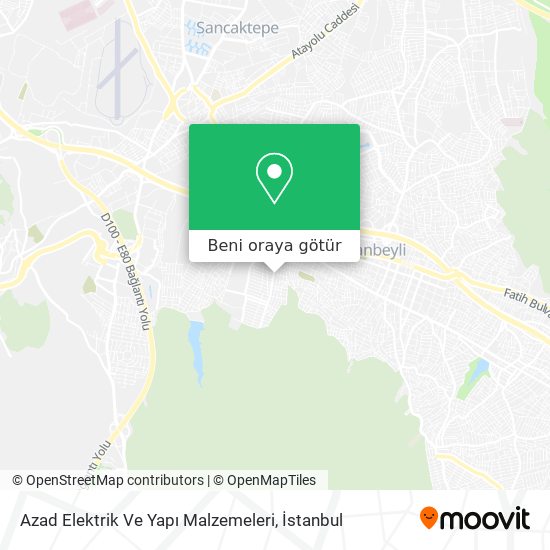 Azad Elektrik Ve Yapı Malzemeleri harita