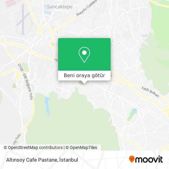 Altınsoy Cafe Pastane harita