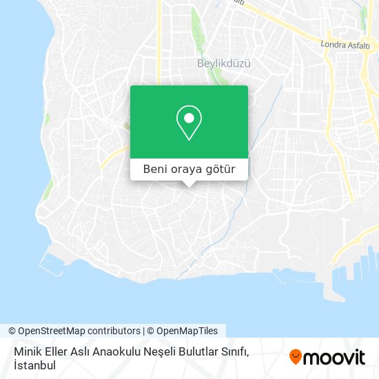 Minik Eller Aslı Anaokulu Neşeli Bulutlar Sınıfı harita