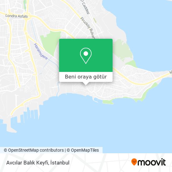 Avcılar Balık Keyfi harita