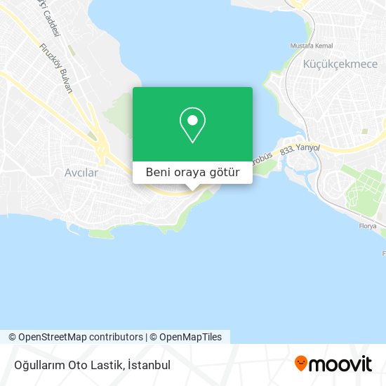 Oğullarım Oto Lastik harita