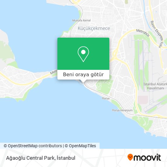 Ağaoğlu Central Park harita