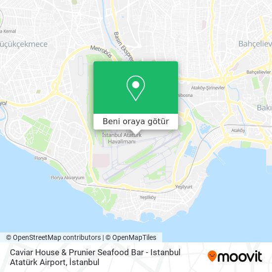 Caviar House & Prunier Seafood Bar - Istanbul Atatürk Airport harita