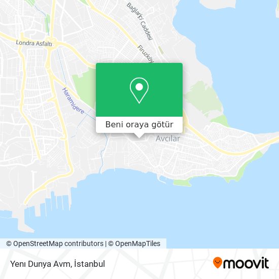 Yenı Dunya Avm harita