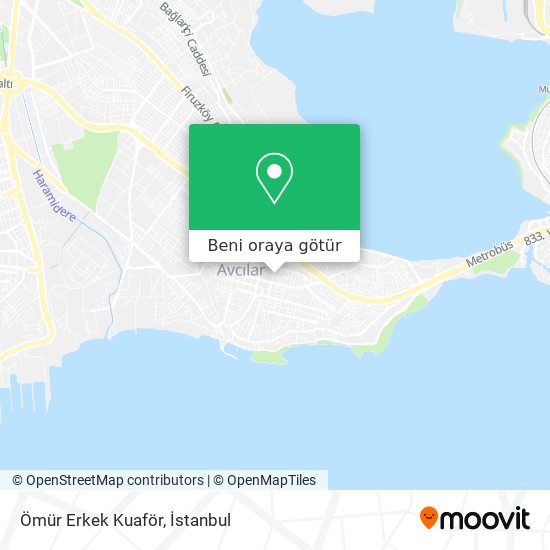 Ömür Erkek Kuaför harita