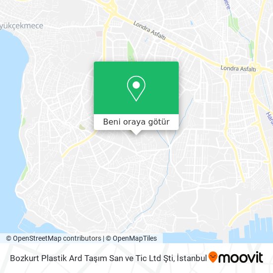 Bozkurt Plastik Ard Taşım San ve Tic Ltd Şti harita