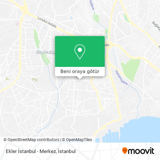 Ekler İstanbul - Merkez harita