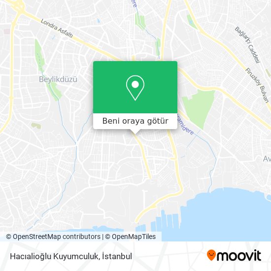 Hacıalioğlu Kuyumculuk harita