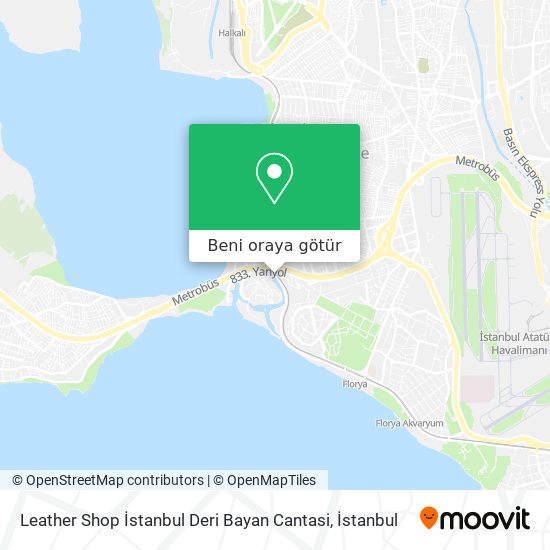 Leather Shop İstanbul Deri Bayan Cantasi harita