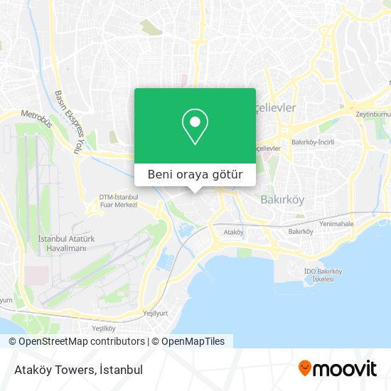 Ataköy Towers harita
