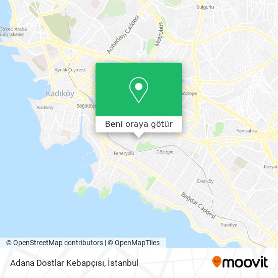 Adana Dostlar Kebapçısı harita