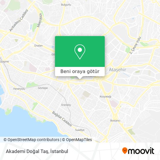 Akademi Doğal Taş harita