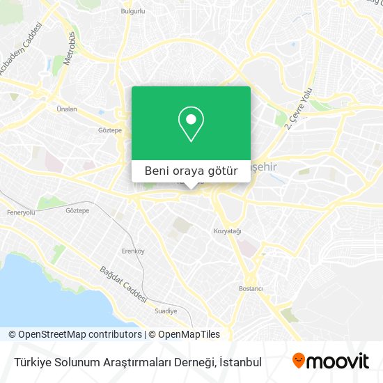 Türkiye Solunum Araştırmaları Derneği harita