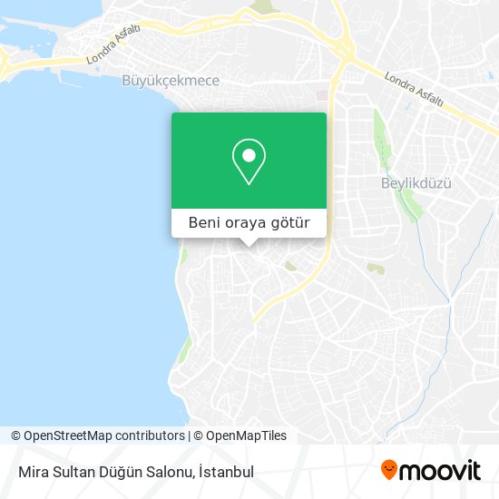 Mira Sultan Düğün Salonu harita