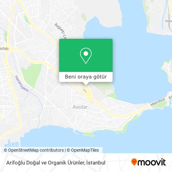 Arifoğlu Doğal ve Organik Ürünler harita