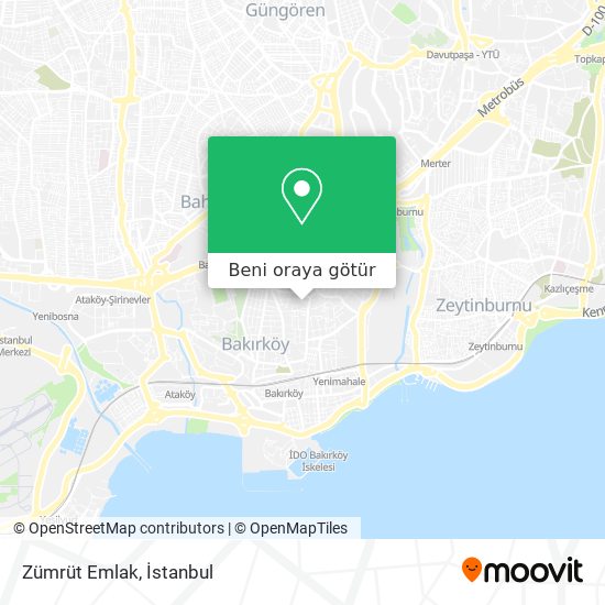 Zümrüt Emlak harita