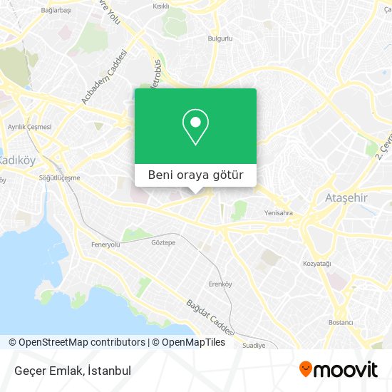 Geçer Emlak harita