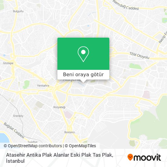 Atasehir Antika Plak Alanlar Eski Plak Tas Plak harita