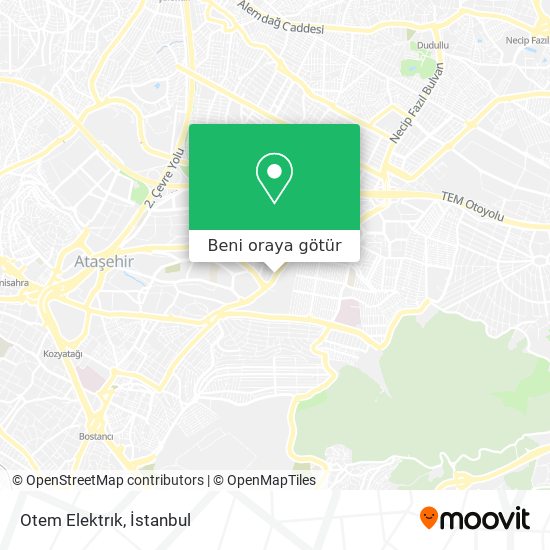 Otem Elektrık harita