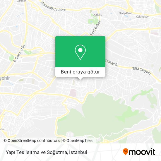 Yapı Tes Isıtma ve Soğutma harita