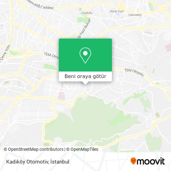 Kadıköy Otomotiv harita