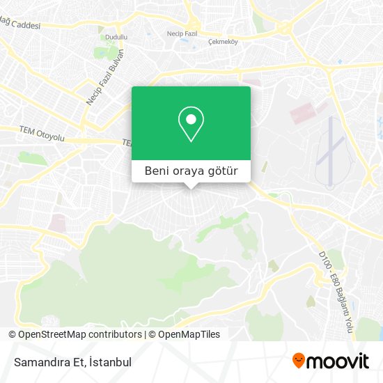 Samandıra Et harita
