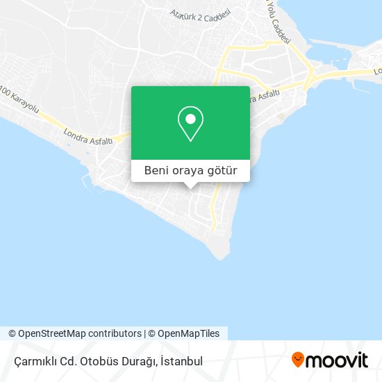 Çarmıklı Cd. Otobüs Durağı harita
