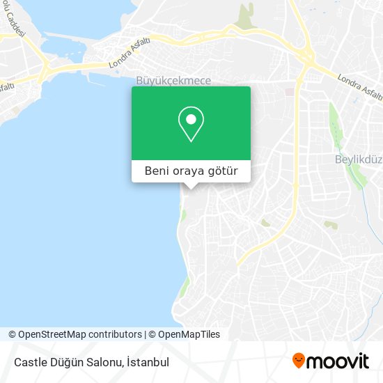 Castle Düğün Salonu harita