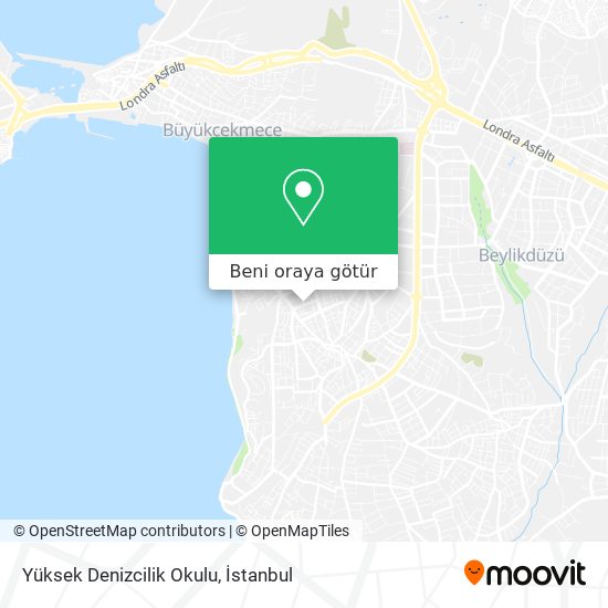 Yüksek Denizcilik Okulu harita