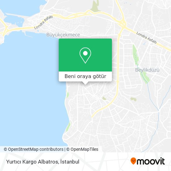 Yurtıcı Kargo Albatros harita