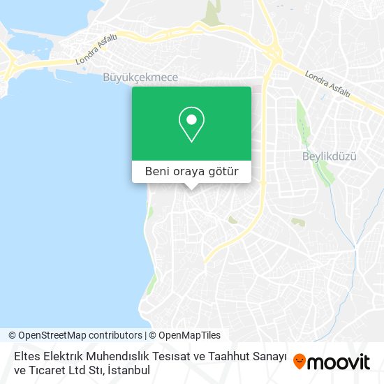 Eltes Elektrık Muhendıslık Tesısat ve Taahhut Sanayı ve Tıcaret Ltd Stı harita