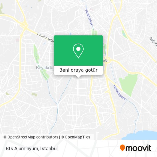 Bts Alüminyum harita