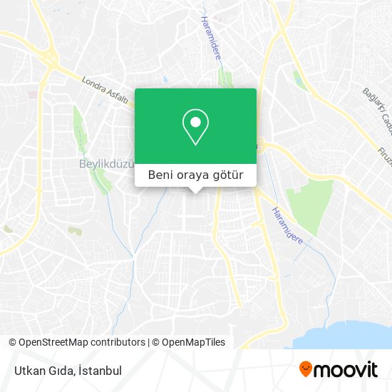 Utkan Gıda harita