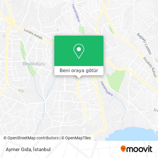 Aymer Gıda harita