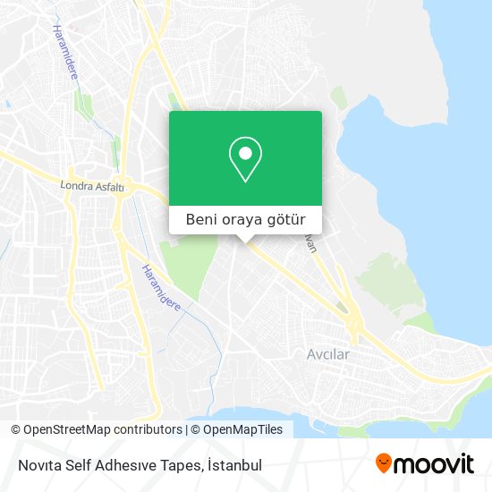 Novıta Self Adhesıve Tapes harita