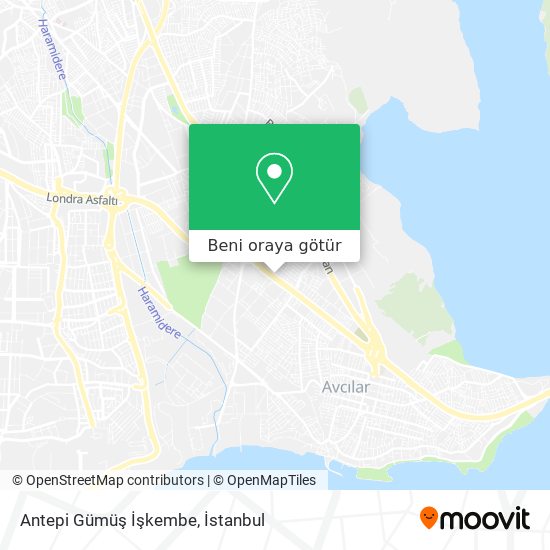 Antepi Gümüş İşkembe harita