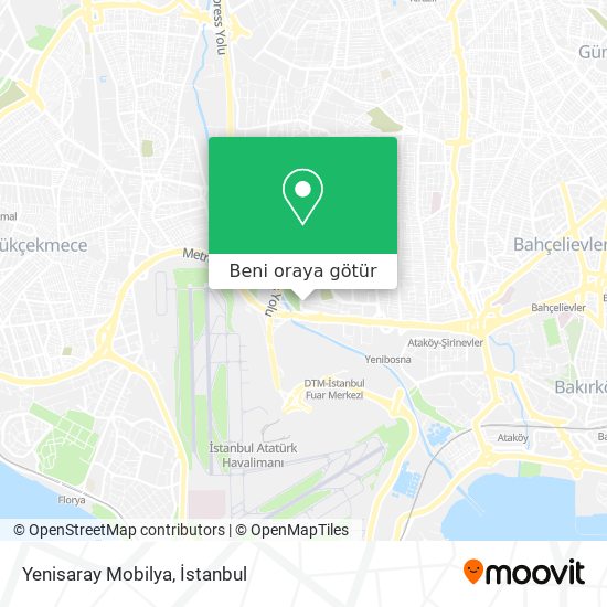 Yenisaray Mobilya harita