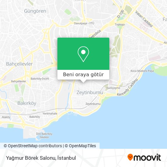 Yağmur Börek Salonu harita