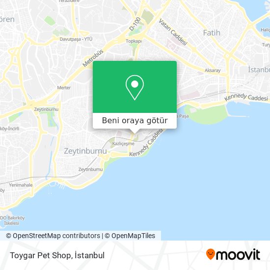 Toygar Pet Shop harita