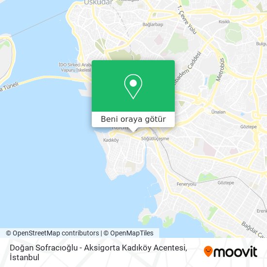 Doğan Sofracıoğlu - Aksigorta Kadıköy Acentesi harita