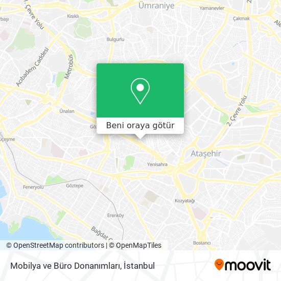 Mobilya ve Büro Donanımları harita