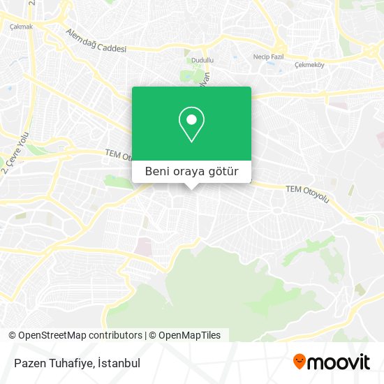 Pazen Tuhafiye harita