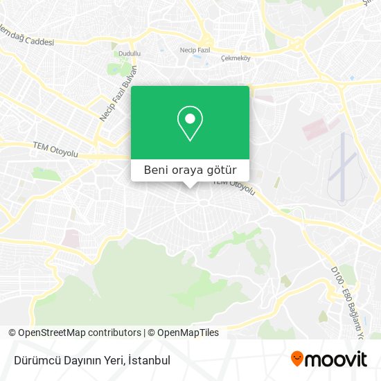 Dürümcü Dayının Yeri harita
