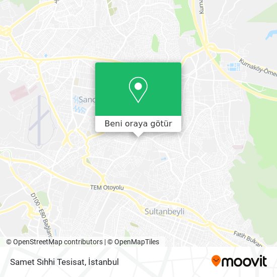 Samet Sıhhi Tesisat harita