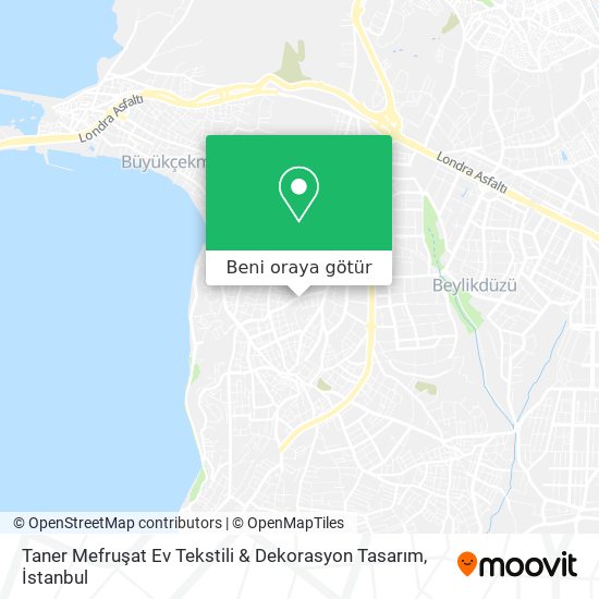 Taner Mefruşat Ev Tekstili & Dekorasyon Tasarım harita