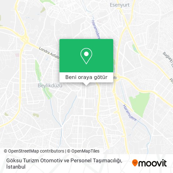 Göksu Turizm Otomotiv ve Personel Taşımacılığı harita