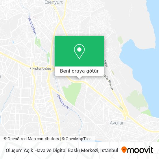 Oluşum Açık Hava ve Digital Baskı Merkezi harita