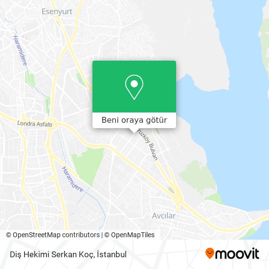 Diş Hekimi Serkan Koç harita