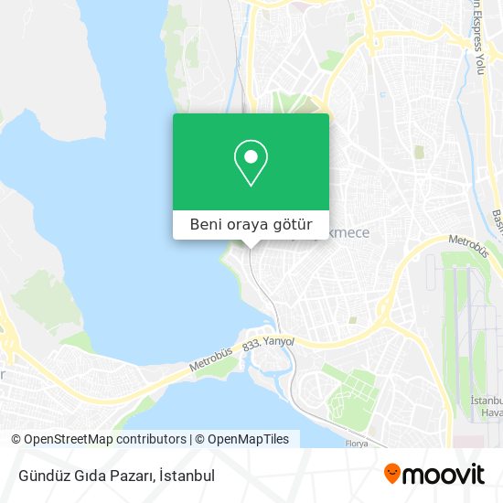 Gündüz Gıda Pazarı harita