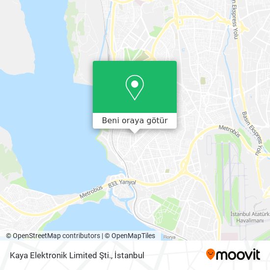 Kaya Elektronik Limited Şti. harita